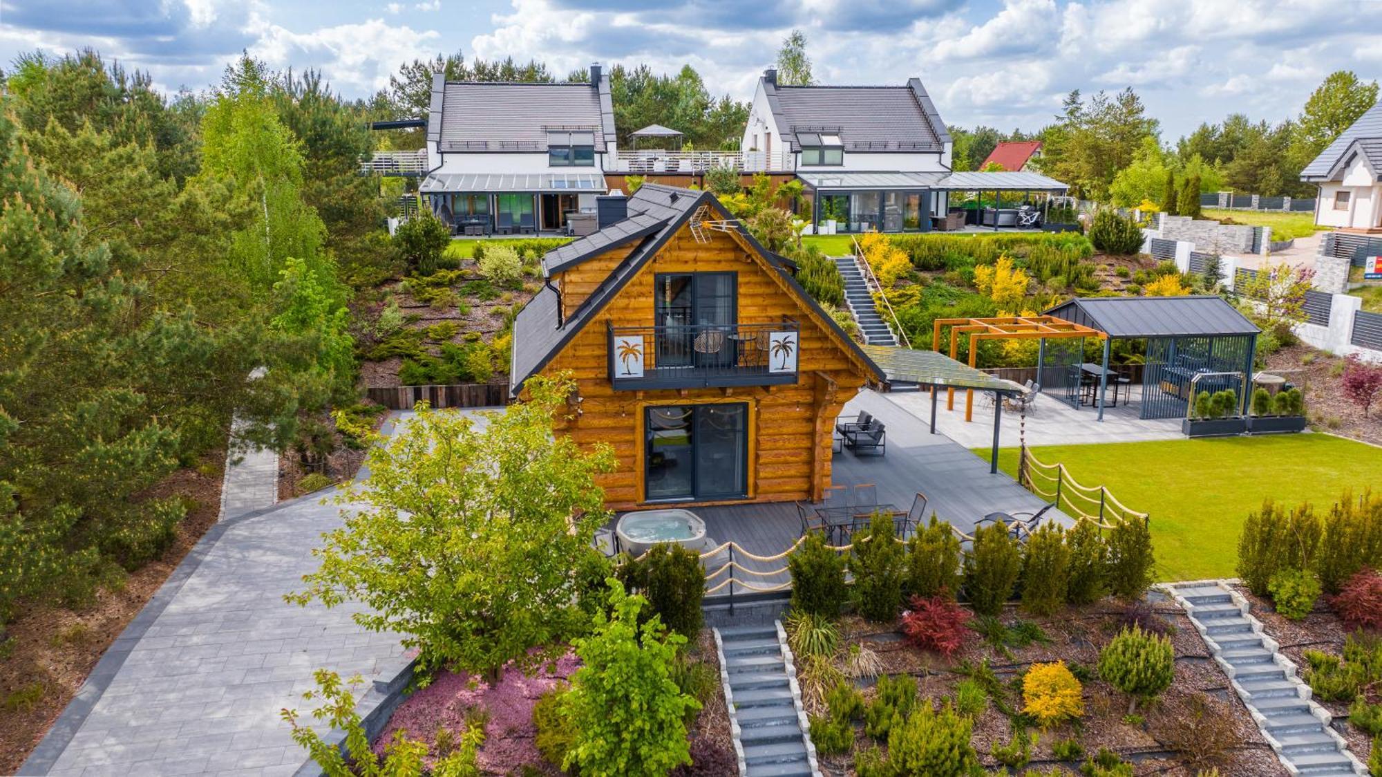 Palmowe Wzgorze Skoszewo - Domek Gorny Экстерьер фото